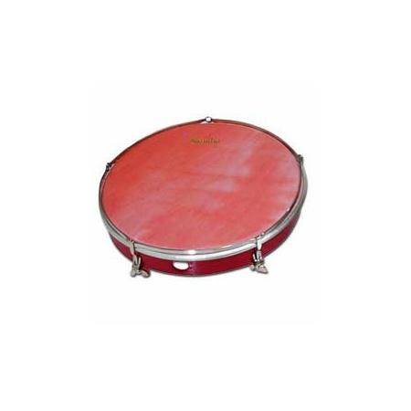 Instrumentos de Pequeña percusión Samba Pandero De Piel 20,3Cm/8" Rojo