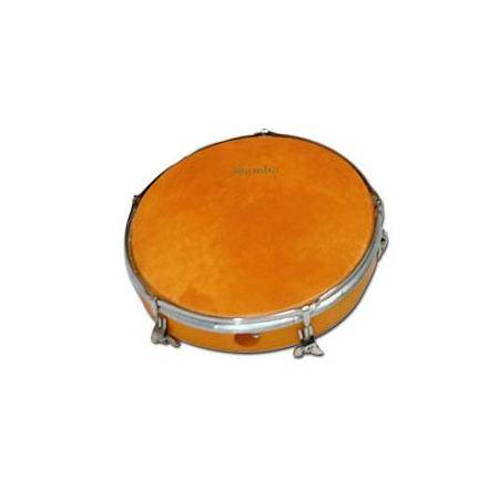 Instrumentos de Pequeña percusión Samba Pandero De Piel 35,6Cm/14" De Piel Naranja
