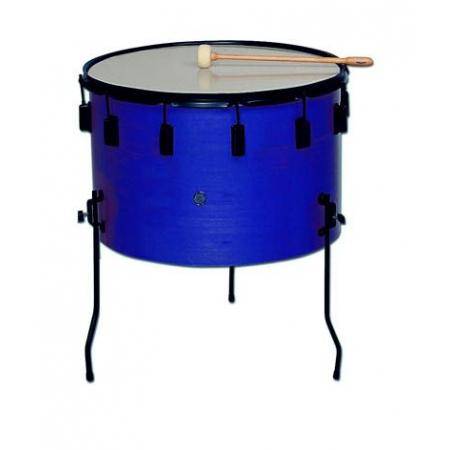 Pequeña percusión Samba Timbal 35X22 Parche Poliéster Azul