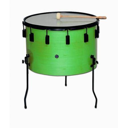 Pequeña percusión Samba Timbal 40X25 Parche Poliéster Verde