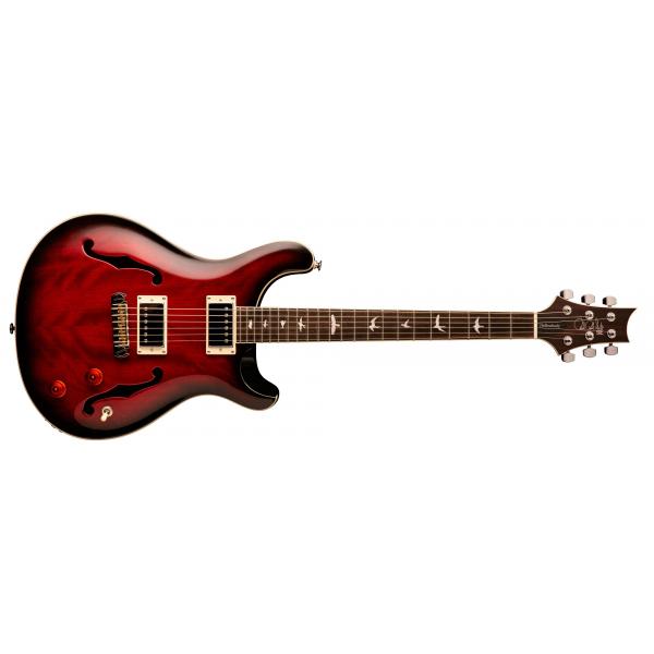 PRS Se Standard Hb II Fire Red Burst Guitarra Eléctrica