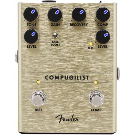 Pedales de guitarra Fender Compugilist Compresor/Distorsion Pedal