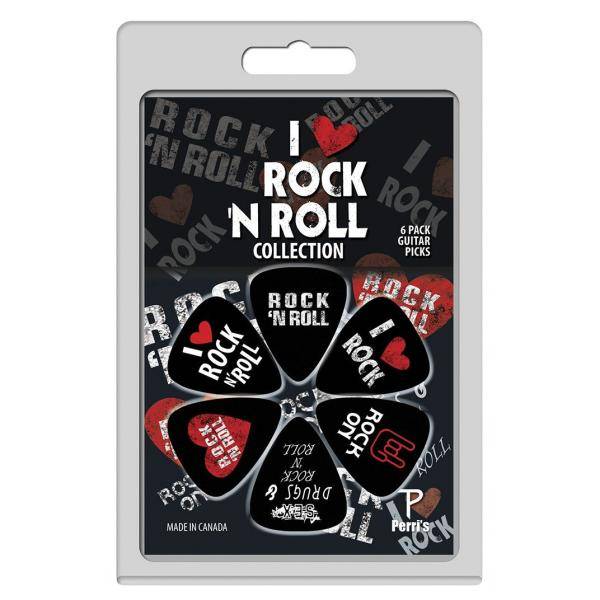 Perri'S Pack 6 Púas Coleccionables Rock N Roll Lpp