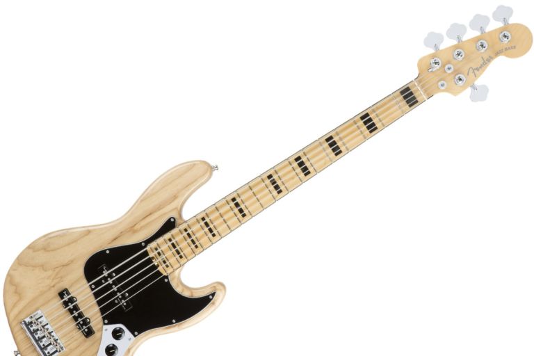 Fender American Elite Jazz Bass V NAT_1
